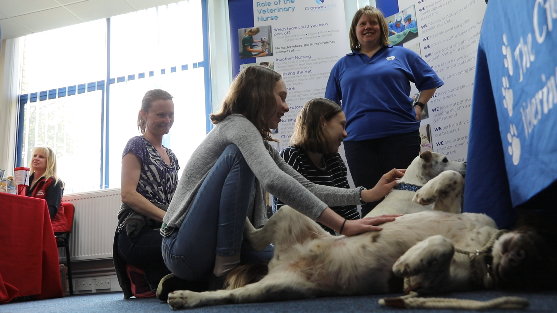 Careers With Animals Day Exhibitor and Dog
